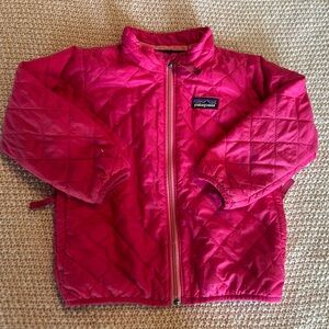 Patagonia Kids Puffer Jacket - hot pink